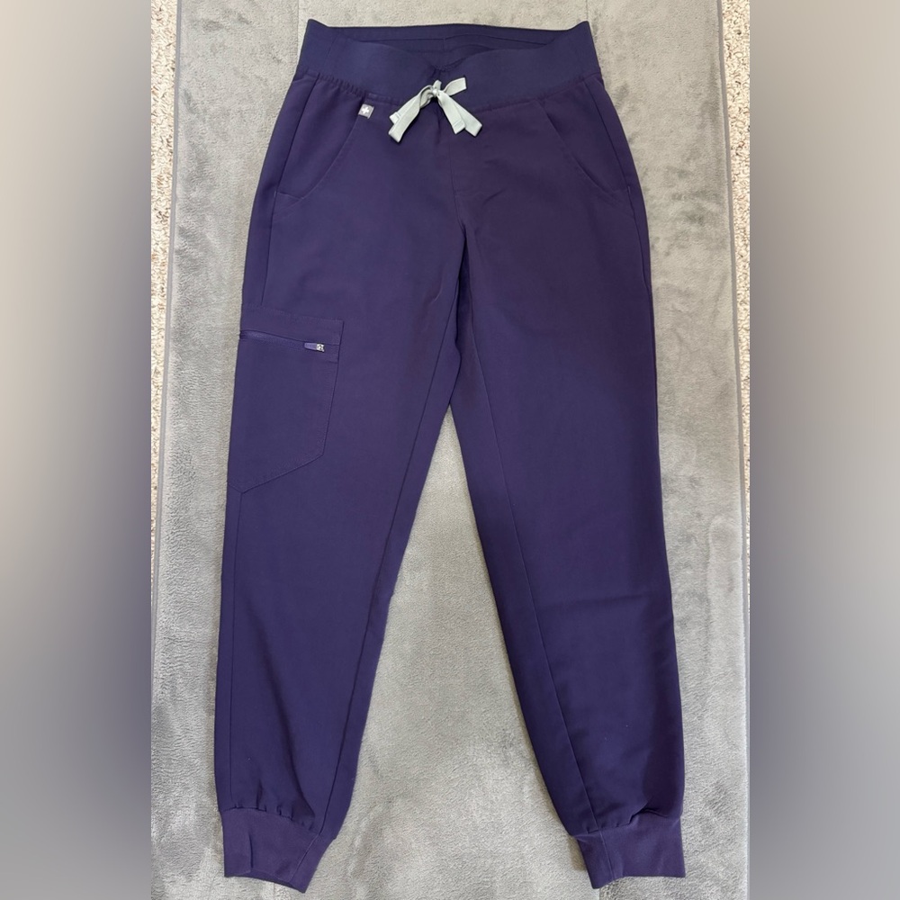FIGS Zamora Joggers in Purple Shadow PO 2200 Size XXS/P Regular Waist